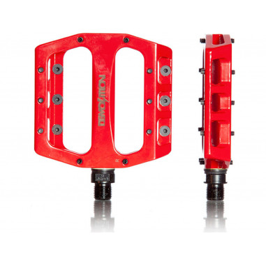 Pedals Demolition Trooper 9/16", rot, CNC aluminium 2
