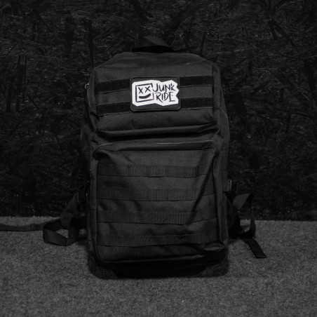 JUNKRIDE TACTICAL BACKPACK BLACK