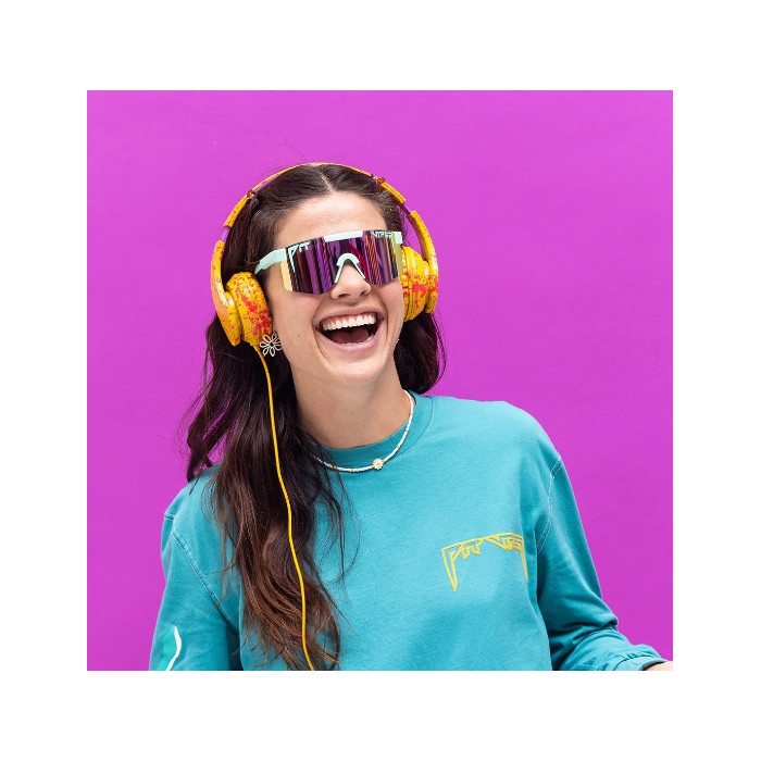 PIT VIPER Glasses THE ORAL EXAM POLARIZED DOUBLE WIDE