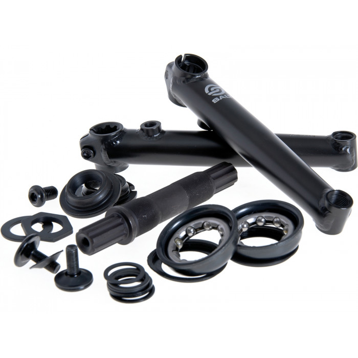 SaltBMX ROOKIE crank 127mm, mid bb, sealed incl. us bb bearing cups, black