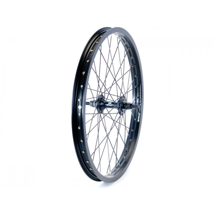 SaltBMX ROOKIE front wheel 14", single wall, 3/8"axle loose ball, 20H, incl. Rimtape, bla