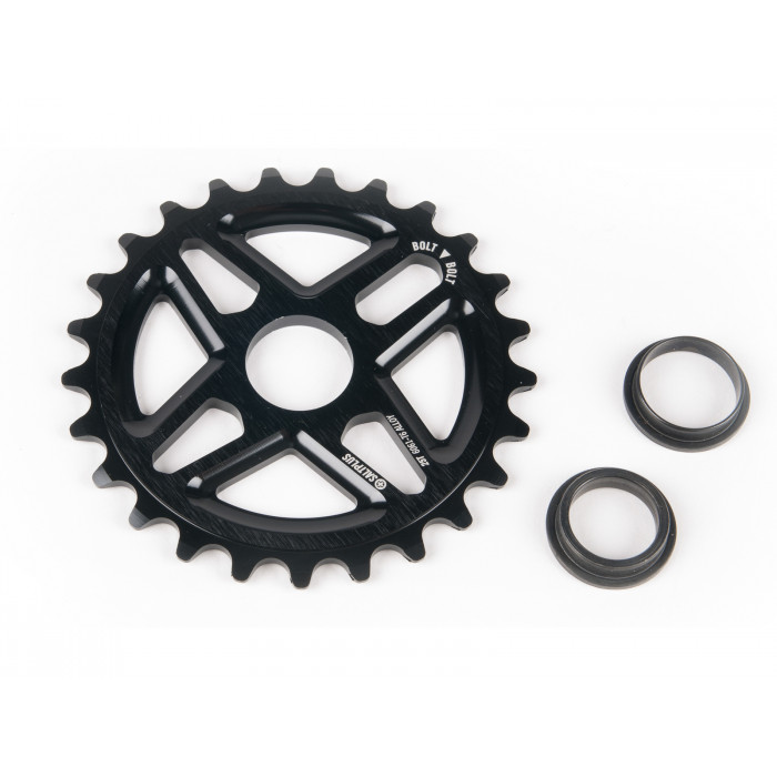 SaltBMX Sprocket Center CNC 28T Alloy, black