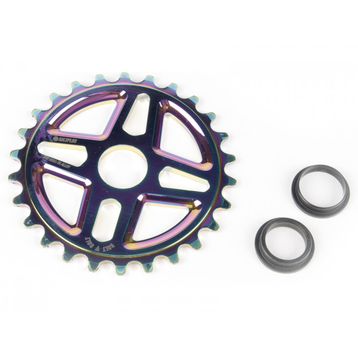 SaltBMX Sprocket Center CNC 25T Alloy, oilslick