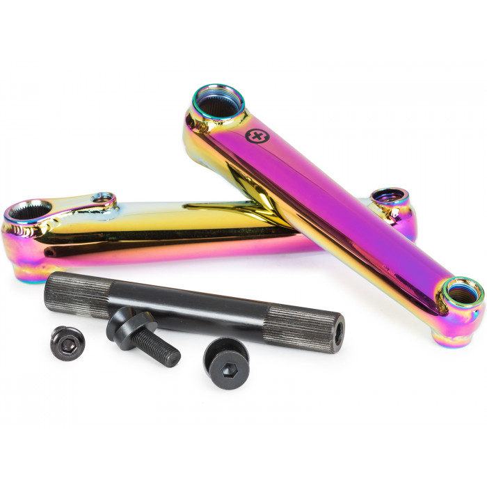 SaltBMX Crank SaltPlus 3pc CrMo, 175mm oilslick