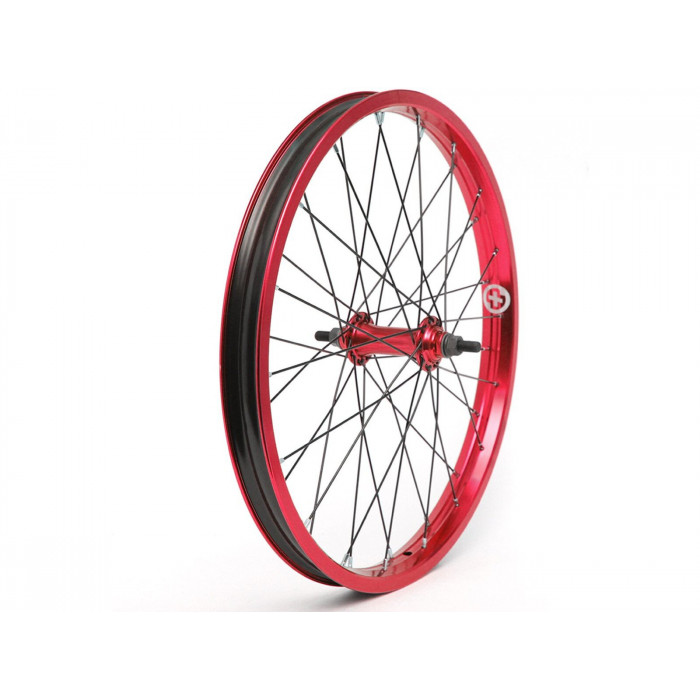 SaltBMX Salt front wheel Everest 20" 3/8" male axle, 36H, red sealed bearing