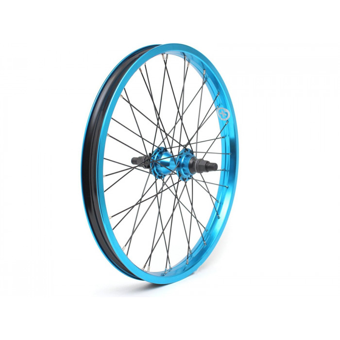 SaltBMX Salt rear wheel Everest 20" 9T, RSD Cassette, 14mm male axle 36H, blue