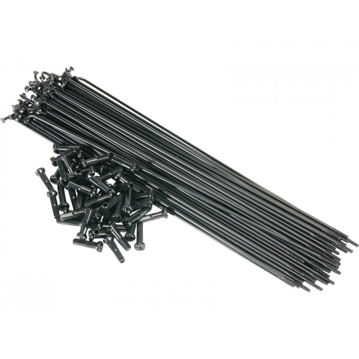 SaltBMX Salt Spokes 184mm incl. nipples 50pcs., black