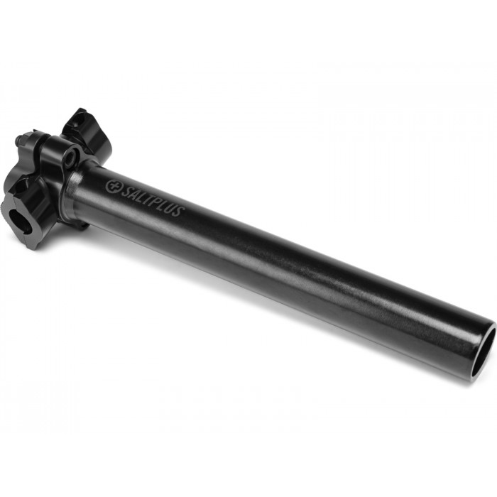 SaltBMX SaltPlus seatpost HQ CNC black 200mm long - alloy