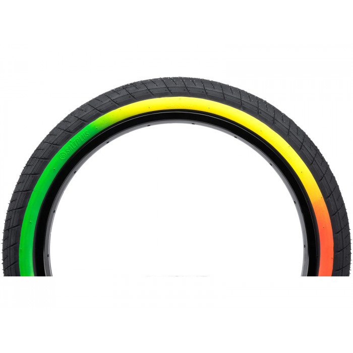 SaltBMX SaltPlus Sting tire 65 psi, 20" x 2.35" rasta sidewall