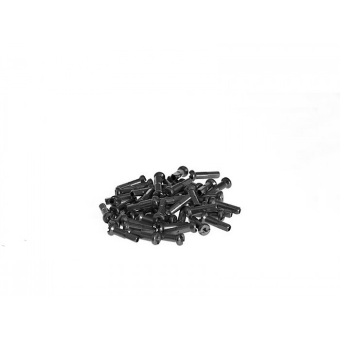 SaltBMX Salt Spoke-Nipples Brass 40pcs., black