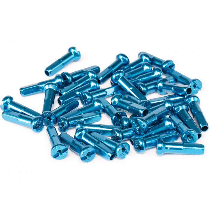 SaltBMX Salt Spoke-Nipples alloy 40pcs., blue