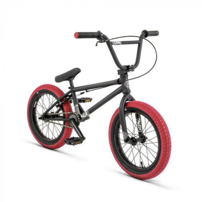 FLYBIKES BMX BICYKEL NEO 16" RHD FLAT BLACK 2024