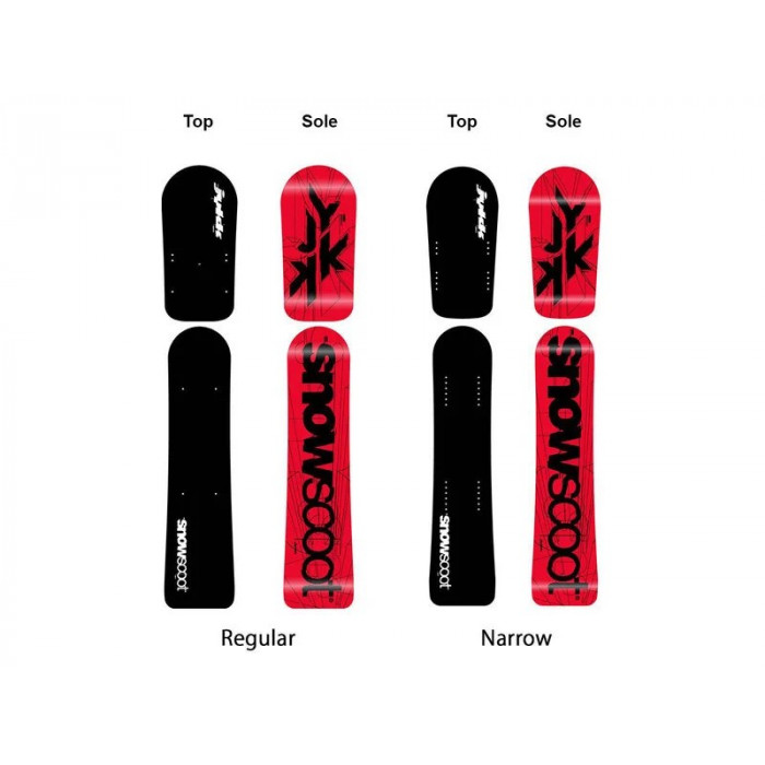 Jykk ONE-D Snowscoot Black