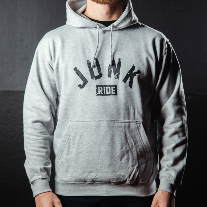 JUNKRIDE JUNK HOODIE GREY BLACK