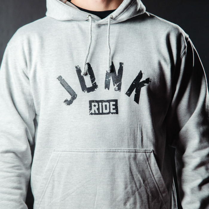 JUNKRIDE JUNK HOODIE GREY BLACK