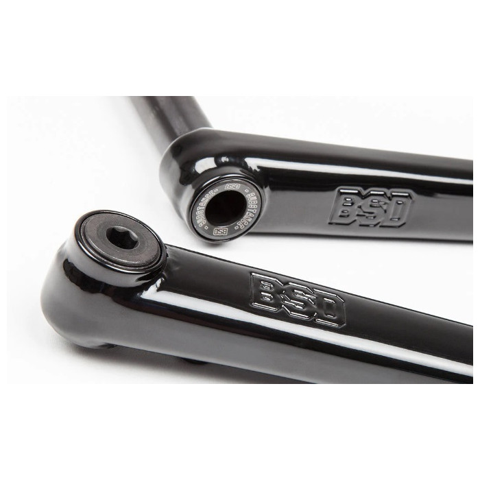 BSD SUBSTANCE BMX CRANKS BLACK