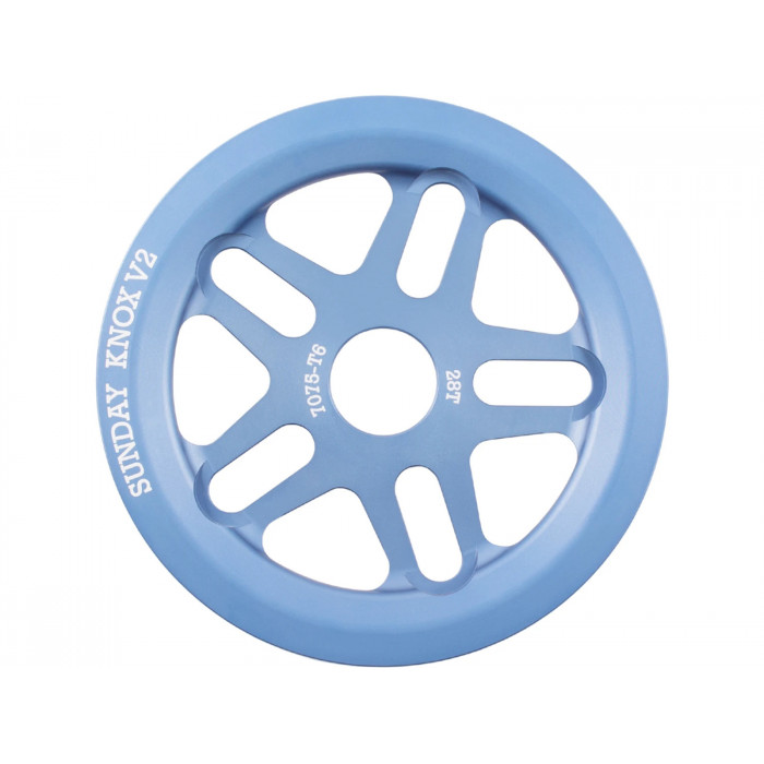 GuardSprocket Sunday Knox V2 28T, 7075-T6 frost blue