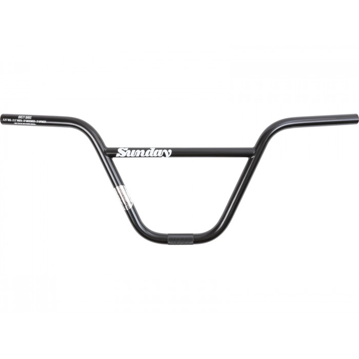 Sunday Brett Handlebars Black, Brett Silva Signature 9.25" hoch, 12° BS, 2° UP