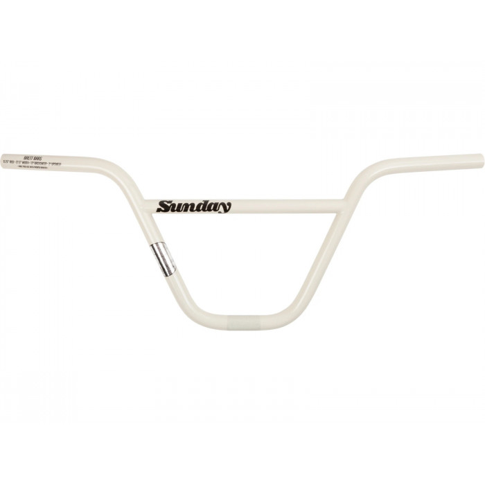 Sunday Brett Handlebars altweiss, Brett Silva Signature 9.25" hoch, 12° BS, 2° UP