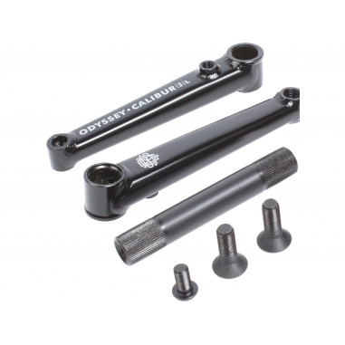 ODYSSEY BMX CRANKS 3-PC CrMo Calibur V2 160mm RHD/LHD black without bearing
