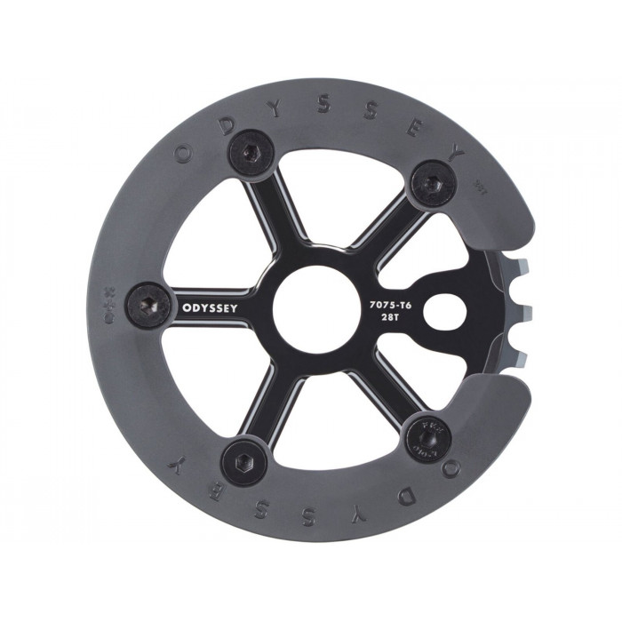 ODYSSEY Sprocket Utility w. Guard 28T, 7075-T6 black