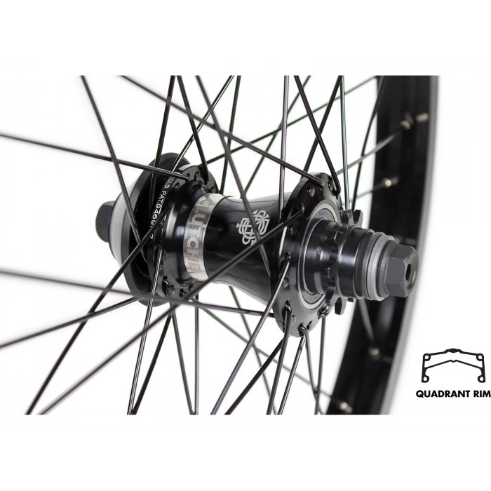 ODYSSEY Wheelset Quadrant/Clutch V2 RHD 36 H rear black