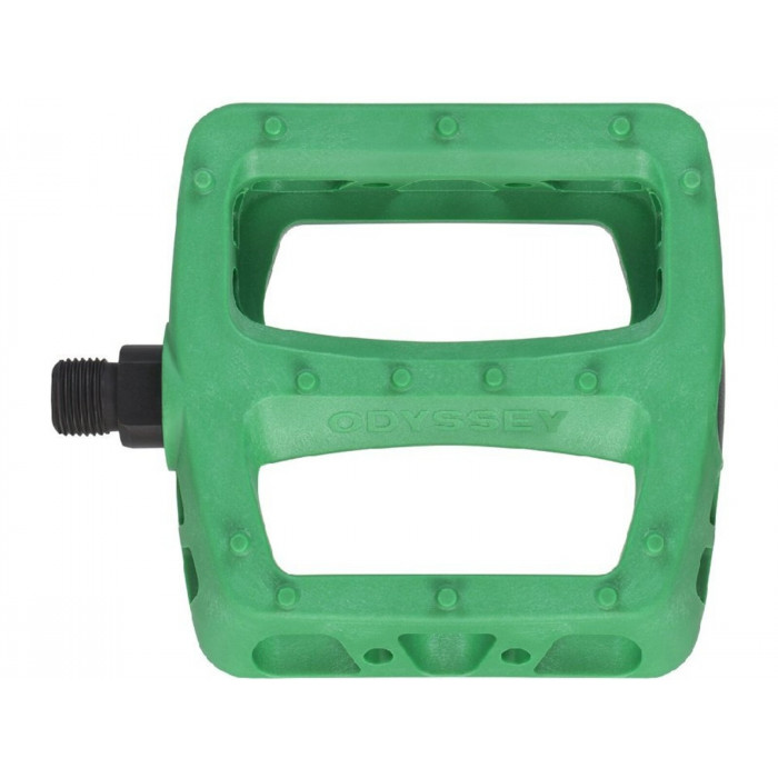 Odyssey Twisted PC Pedals Plastik, 9/16, kelly green