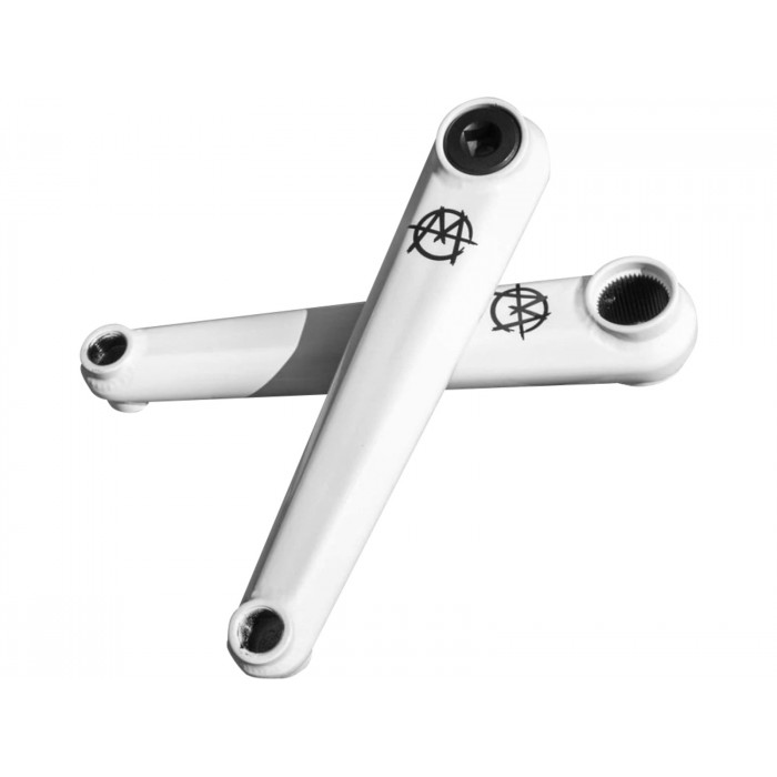 Demolition x Markit Cranks White, 170mm, 24mm x 48 Zähne CR-Mo