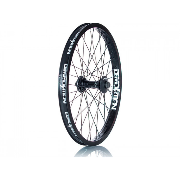 Demolition Wheel Pro Front 18" Whistler Hub, Zero Rim, Black