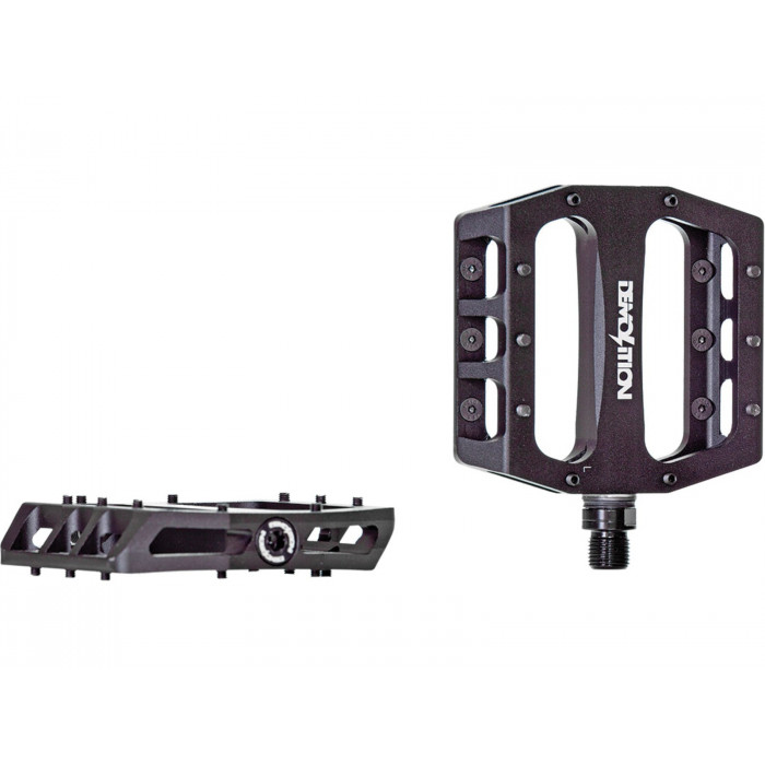 Pedals Demolition Trooper 9/16", flat black, CNC Alu