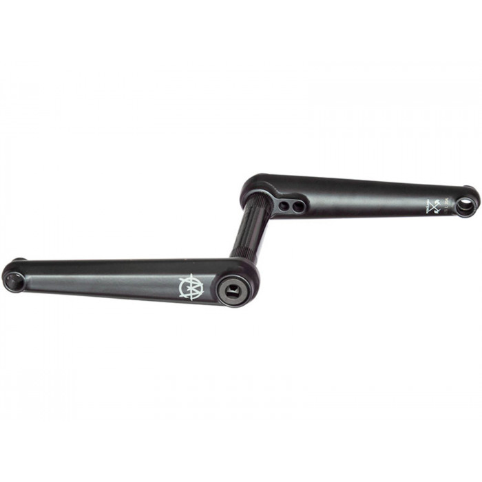 Demolition BMX CRANKS Rig 24mm CrMo axl flat black, 170mm