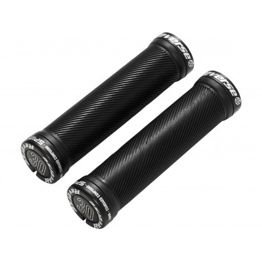 REVERSE Grips Spin Lock On Ø30mm x 130mm Black-Black