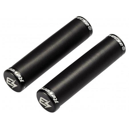 REVERSE Grips E-Seismic Ergo Lock On Ø34mm x 150mm, Reinforced end caps Black-Black
