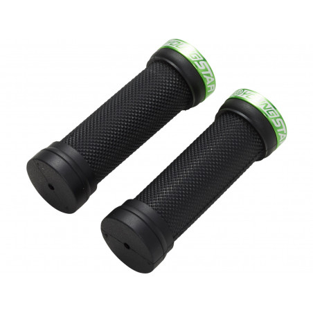 REVERSE Grip Youngstar Single Lock- Ø28mm x 98mm black-lightgreen