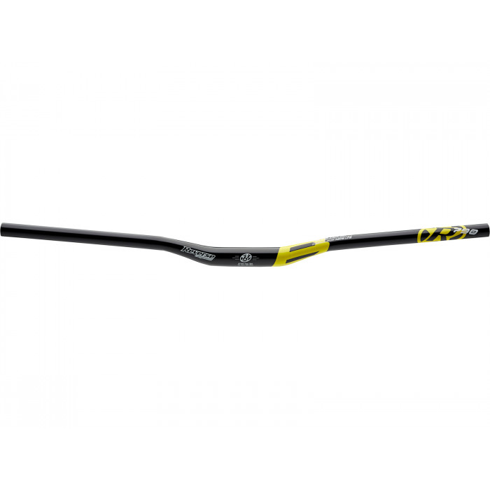 REVERSE Handlebars Base 790mm Ø31,8mm/18mm Rise Black-Yellow