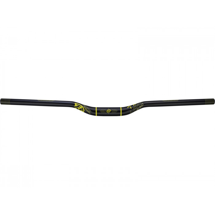 REVERSE Handlebars Lead 770mm Ø31,8mm/25mm Rise Black-Yellow