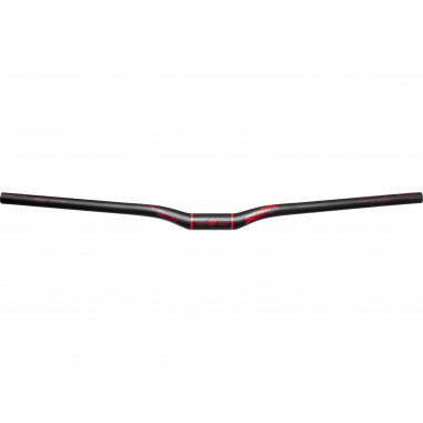REVERSE Handlebars Seismic 810 Carbon Ø31,8mm/25mm mattBlack-Red