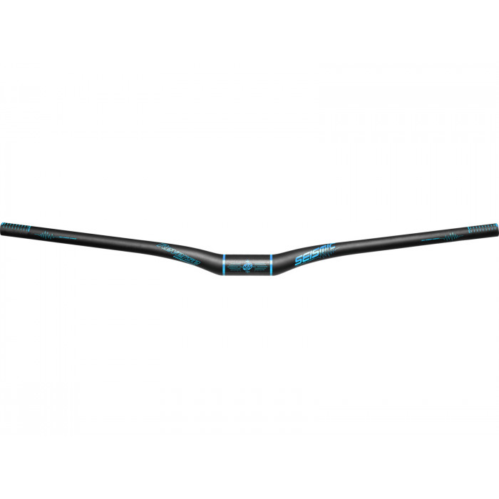 REVERSE Handlebars Seismic 810 Carbon Ø35mm/25mm mattBlack-hellBlue