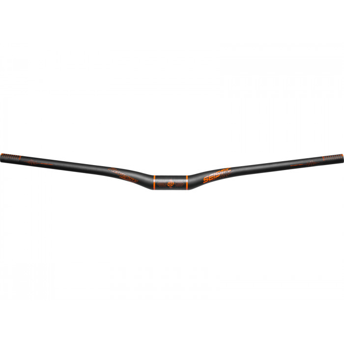 REVERSE Handlebars Seismic 810 Carbon Ø35mm/25mm mattBlack-orange