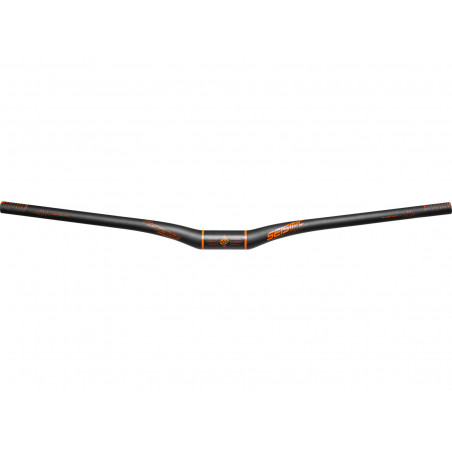 REVERSE Handlebars Seismic 810 Carbon Ø35mm/25mm mattBlack-orange