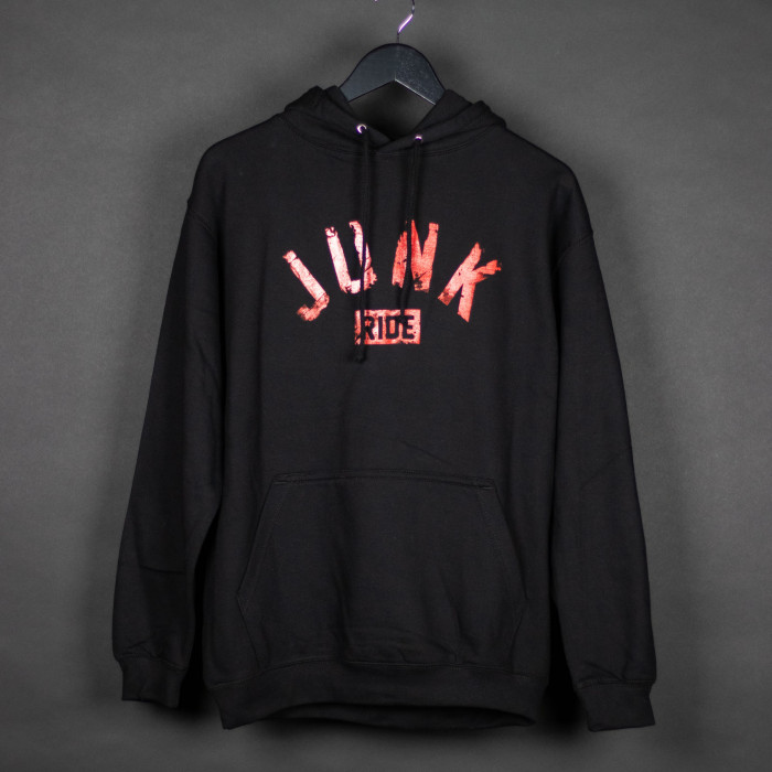 JUNKRIDE JUNK HOODIE BLACK/RED