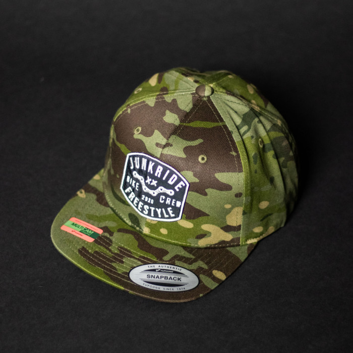 JUNKRIDE FREESTYLE SNAPBACK MULTICAMO TROPIC