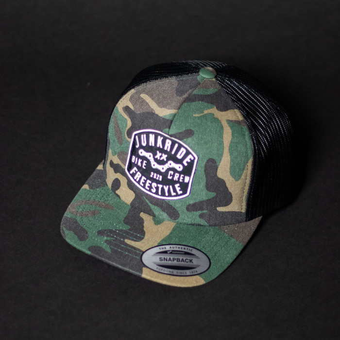 JUNKRIDE FREESTYLE TRUCKER SNAPBACK CAMO