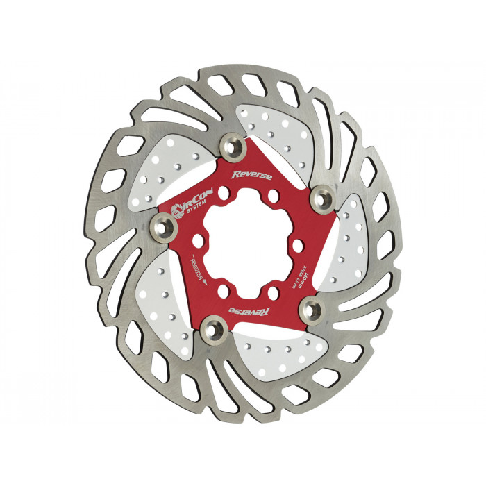 REVERSE Discrotor AirCon Ø140mm (Red)