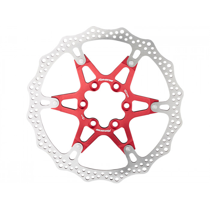 REVERSE Discrotor Aluminum/Steel Ø160mm red