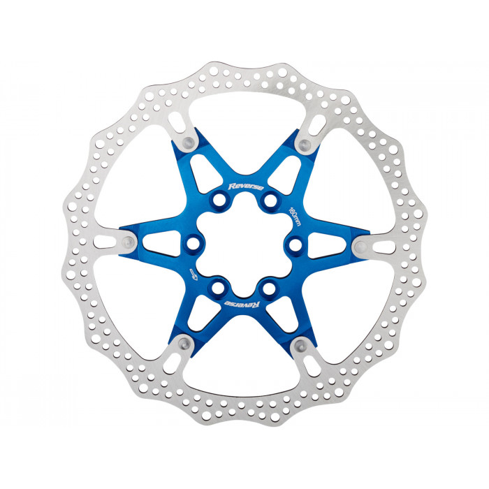 REVERSE Discrotor Aluminum/Steel Ø160mm blue