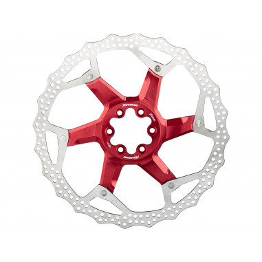 REVERSE Discrotor Aluminum/Steel Ø203mm red