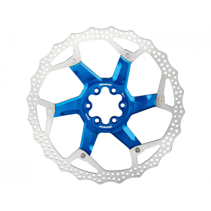 REVERSE Discrotor Aluminum/Steel Ø203mm blue