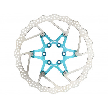 REVERSE Discrotor Aluminum/Steel Ø180mm light-blue