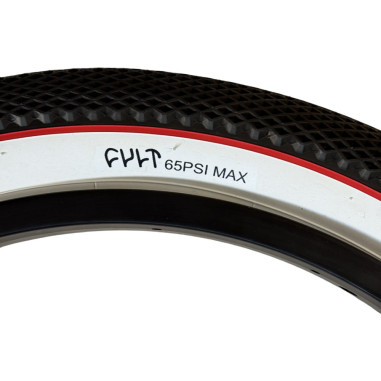 CULT VANS BMX PLÁŠŤ Black/ White Wall/ Red Stripe 2